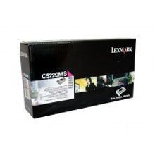 Тонер-картридж LEXMARK C522 524 530 532 534 (пурпурный, 3000 стр, RP) C5220MS