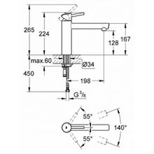 Смеситель Grohe Concetto 31128001 для кухонной мойки