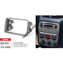 Переходная рамка CARAV 11-188 1-DIN ALFA ROMEO 147 (937) 2000-2010; GT (937) 2004-2010 (c карманом)