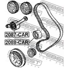 Ролик Натяжной Ремня Грм Chrysler Sebring (Jr) 2001-2006 Febest арт. 2087CAR