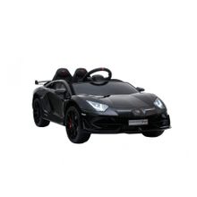 Детский электромобиль Lamborghini SVJ 12V - BLACK - HL328 (HL328-LUX-BLACK-PAINT)