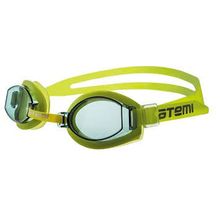 Очки для плавания ATEMI, PVC силикон S201 (желтый)