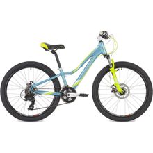 24" STINGER Galaxy Evo 2019 (12ск, алюм, аморт.вилка, диск.мех, Тригер TY21 TZ500 Трещетка) (24AHD.GALAXEVO.11BL9, рама 11", синий, 135117)