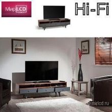 Techlink SM160WSG Walnut & Satin Grey