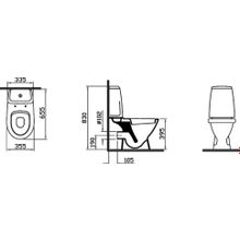 Унитаз-компакт с функцией биде VitrA Grand-2 9763B003-1206