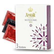 Микс-набор презервативов AMOR Mix - 3 шт. (223926)