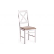 Tetchair Стул CROSSMAN, white, ткань бежевая (Ford William 7)