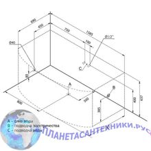 Акриловая ванна Aquanet Izabella 160x75