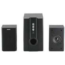 Колонки SVEN SPS-820 Black  (2x10W  +Subwoofer  18W, дерево)