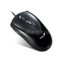 Мышь Genius NetScroll 220 USB, лазерная, 800 1600 dpi, 3 кнопки, black