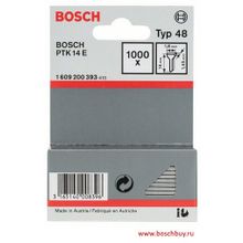 Bosch Набор 1000 Гвоздей 14 мм T48 (1609200393 , 1.609.200.393)