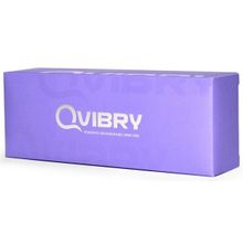 Фиолетовый клиторальный вибромассажёр Qvibry Фиолетовый