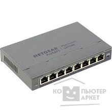 Netgear GS108E-300PES Коммутатор 8-портовый гигабитный коммутатор ProSafe Plus с внешним блоком питания и функциями энергосбережения