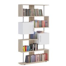 Сокол Стеллаж Рафнат с дверками дуб сонома белый ID - 292051