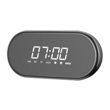 Baseus BASEUS Encok 4 in 1 Wireless Heavy Bass Stereo Alarm Clock Bluetooth Speaker E09 black