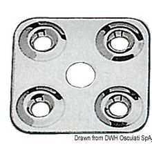 Osculati Plate for belt fixing 50 x 16 mm, 06.709.03