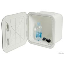 Osculati White locker w lid 285 x 285 mm L-front, 20.316.00