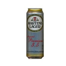 Пиво Мартенс Лагер, 0.500 л., 3.5%, фильтрованное, светлое, железная банка, 24