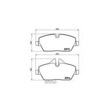 Колодки Тормозные Дисковые | Перед | Bmw 1 (E81) 116 I 04.2007 - 12.2011 <=> Mini Mini (F56) Cooper 04.2013 - Brembo арт. P06034