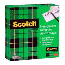 Невидимая клейкая лента в коробке Scotch® Magic™, 19 мм х 33 м