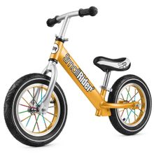 Легкий алюминиевый детский беговел Small Rider Foot Racer Air (бронза)