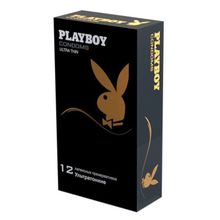 Playboy Ультратонкие презервативы Playboy Ultra Thin - 12 шт.