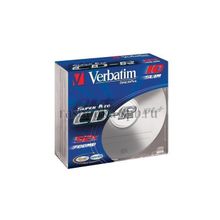 Диск CD-R Slim case (box) Verbatim 52x DataLife Cristal 700 Mb (мегабайт)