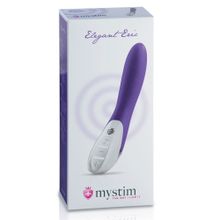 MyStim Фиолетовый вибратор Mystim Elegant Eric - 27 см.