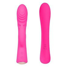 Erokay Ярко-розовый вибромассажер-кролик 5  Silicone Ripple Passion - 19,1 см. (ярко-розовый)