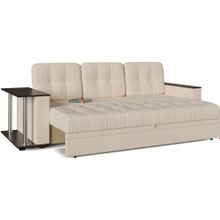 Смарт Диван прямой Атланта Эконом Беж со столом еврокнижка