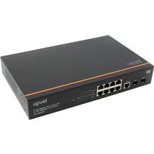 Коммутатор UPVEL    UP-309GEW    8-port Gigabit Ethernet PoE+ Switch (8UTP 10   100   1000Mbps PoE+ +2 SFP)