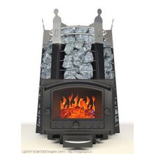 Императрица Екатерина Великая стоун панорамная в черном янтаре