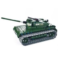 Радиоуправляемый конструктор танк QiHui Technics 4CH 2.4G 453 деталей - QH8011