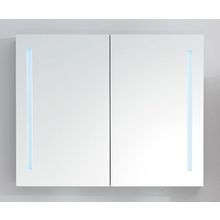 Зеркало-Шкаф 80 См, Белый, Belbagno Spc-2A-Dl-Bl-800 С Led Подсветкой