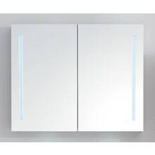 Зеркало-Шкаф 80 См, Белый, Belbagno Spc-2A-Dl-Bl-800 С Led Подсветкой
