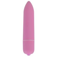 Розовая удлинённая вибропуля Power Bullet Pink - 8,3 см. Розовый