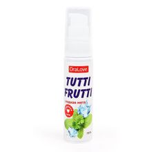 Гель-смазка Tutti-frutti со вкусом сладкой мяты - 30 гр. (184980)