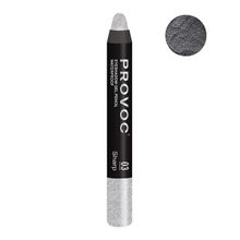 Водостойкие тени-карандаш #03 цвет Мокрый асфальт с шиммером Provoc Eye Shadow Pencil Sharp