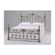 Кровать 9906 L - CRYST (Размер кровати: 160Х200, Цвет: Antique brass - Античная медь)