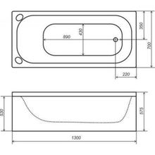 Акриловая ванна Triton Стандарт 130x70