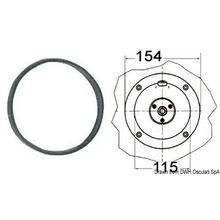 Osculati Flange f.hydraulic steering gear Ultraflex round, 45.280.10