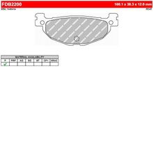 FERODO Тормозные колодки FERODO FDB2200P