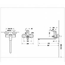 Смеситель для ванны Bravat Real F6121179CP-01L