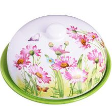 26250 Блюдо д блинов 23,8х11см "Цветы" LR (х12) (26250)