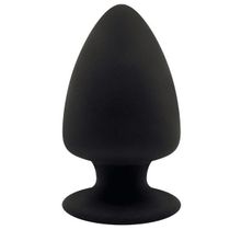 Черная анальная втулка Premium Silicone Plug XS - 8 см. (247930)