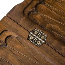 Нарды резные "Лошадь" с ручкой 60, Haleyan (kh029-6)