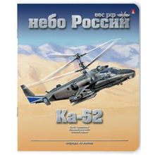 Альт Небо России в клетку 48 л 5 шт