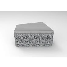 Комплекс бетонных скамеек серии Uniun закрытые