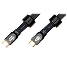 Кабель HDMI 19M-19M V1.4, 0.75 м, чёрный, позол. разъемы, Premier (5-816)
