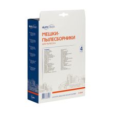 E-09 4 Мешки-пылесборники Euroclean синтетические для пылесоса, 4 шт